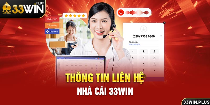 Thông tin liên hệ nhà cái 33win